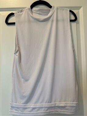 Weissman, Boys Oversized Tunic Top in White, Size LC